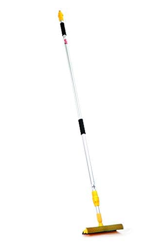 Image of Streetwize - Telescopic Car Wash Brush with Full Squeegee - Extends upto 3. Metre - Ideal For Cleaning: Cars, Vans, 4x4 and Household Windows