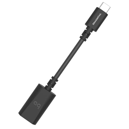 Image of AudioQuest DragonTail Carbon USB A to C Adapter