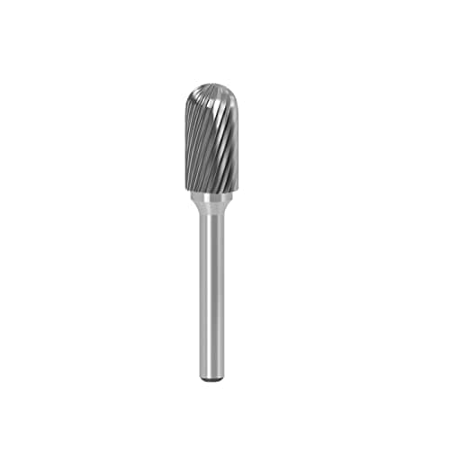 Image of Boxonly Tungsten Carbide Rotary Burr Die Grinder Bits Single Cut Grinding Head Diameter 12mm with 1/4" Shank Rotary Tool for Woodworking Drilling DIY Engraving Metal Polishing C1225M06
