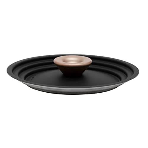 Image of Meyer Accent Universal Pan Lid Large 24cm/26cm/28cm - Stainless Steel Pot Lid with Stay Cool Handle, Durable & Stackable Dishwasher Safe Cookware