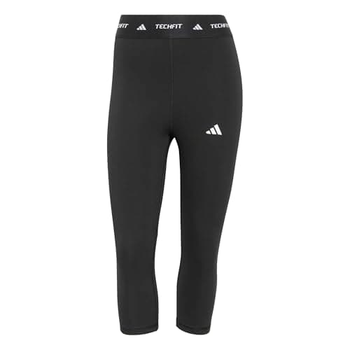 Image of adidas Women's TECHFIT Capri Leggings, dark blue, L
