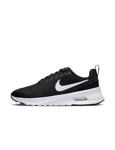 Image of NIKE HF1233-001 Air Max Nuaxis Men Black/White-Dark Grey-Comet RED UK 5
