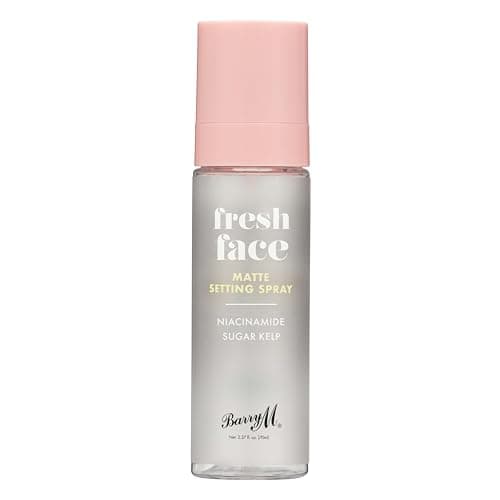 Image of Barry M Fresh Face Matte Finish Setting Spray, Long-lasting, Formulated with Mattifying Sugar Kelp Extract and Hydrating Niacinamide Clear