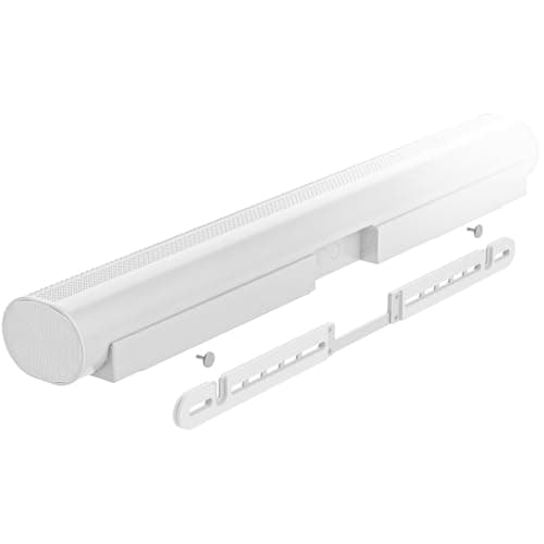 Image of WALI Soundbar Mount for Sonos Arc and Sonos Arc Ultra, Low Profile Sound Bar Wall Mount Bracket, Minimalist Design, Easy to Install, Perfect for Under TV Installation (SON003-W), White