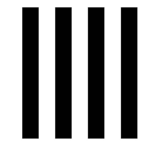 Image of Superfresco Easy Monochrome Black/White Striped Wallpaper | Paste the Wall | Black & White Stripes | Eco-Friendly