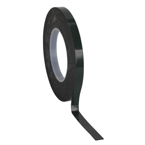 Image of Sealey DSTG1210 Double-Sided Adhesive Foam Tape 12mm x 10mtr Green Backing