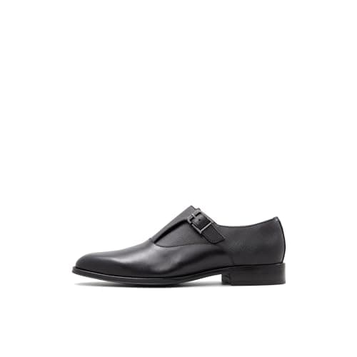 Image of ALDO Men's Dashing Monk-Strap Loafer, Other Black, 8 UK