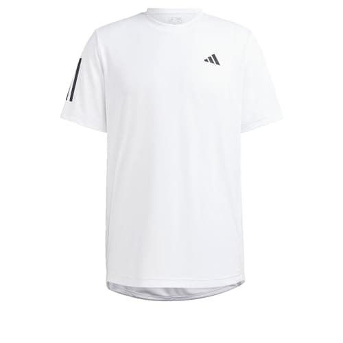 Image of adidas Men's Club 3-Stripes Tennis Tee, White, S