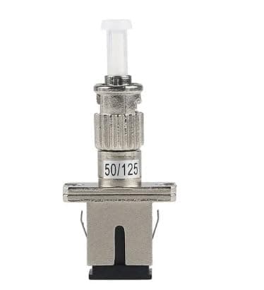 Image of Female to Male Fiber Optic Adapter - SC/ST/FC/LC Connector, Single/Multi Mode SM 9/125 Hybrid Adapter(ST-SC MM)