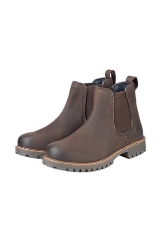 Image of Rydale Men's Leather Chelsea Boot Work Ankle Boots Footwear For Men Smart Casual (Waxy Brown, One Size, UK Footwear Size System, Adult, Men, Numeric, Medium, 9)