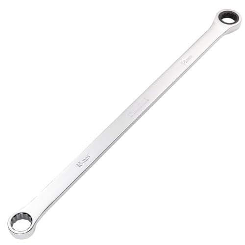 Image of Draper 27776 HI-TORQ Metric Extra-Long Double Ring Ratchet Spanner, 18mm