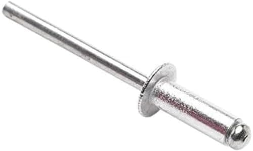 Image of Merriway BH04092 (100 Pcs) Aluminium Alloy Pop Rivet, 4.8 mm x 10 mm - 3/16 Inch x 3/8 Inch - Pack of 100 Pieces