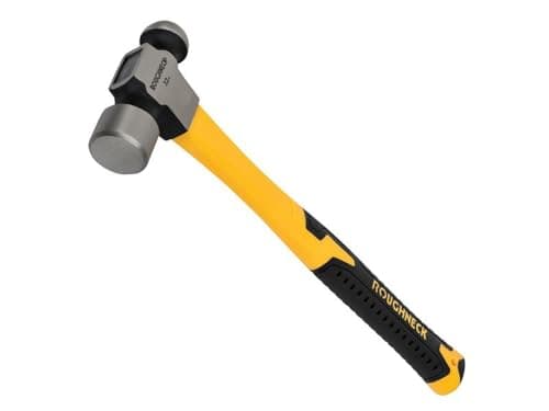 Image of Roughneck Ball Pein Hammer Fibreglass Shaft 908g (32oz), Black and Yellow