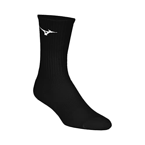 Image of Mizuno Women's Vital Crew Sock 3-Pack, Black, S