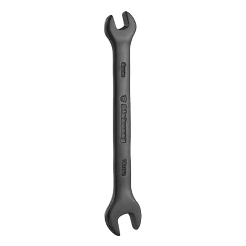Image of sourcing map 1pcs Thick Double Open End Wrench 8mm x 10mm Metric Dual Open Ended Spanner Flat Head Wrench for Automotive Repair Furniture Assembly, Black