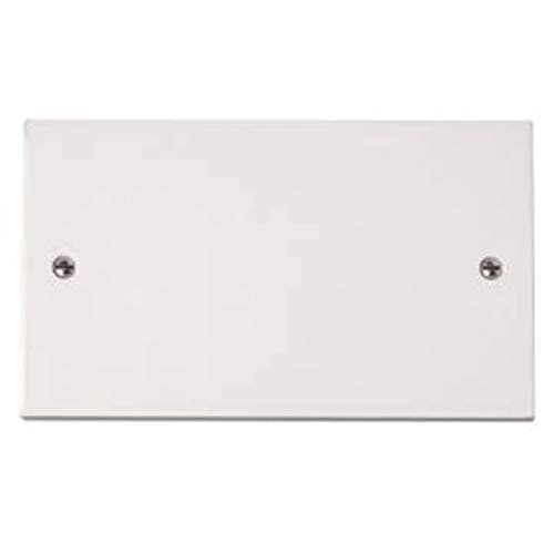 Image of Double Gang (2G) Electrical White Socket Blanking Plate
