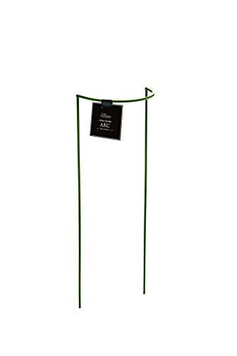 Image of Tom Chambers Urban Metal Green Herbaceous Garden Plant Support Arc 20cm x 60cm - Small