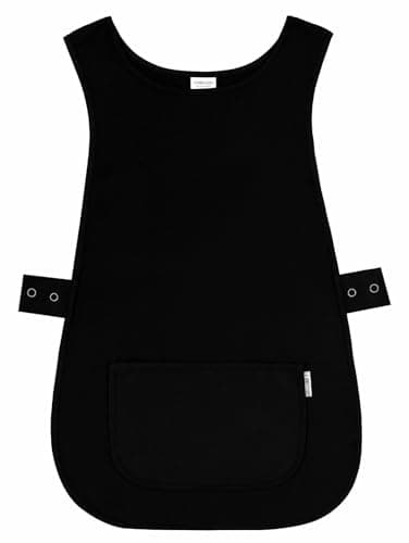 Image of LINEN CLOSET® Womens Tabards with Pockets for Men Ladies Cleaning Catering Chef Kitchen Aprons Unisex Hygea Tabard Apron Work Tabards