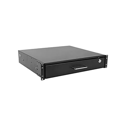 Image of Tripp Lite 2U Locking Rackmount Storage Drawer Rack Enclosures/Open Frame 2-Post or 4-Post (SRDRAWER2U)