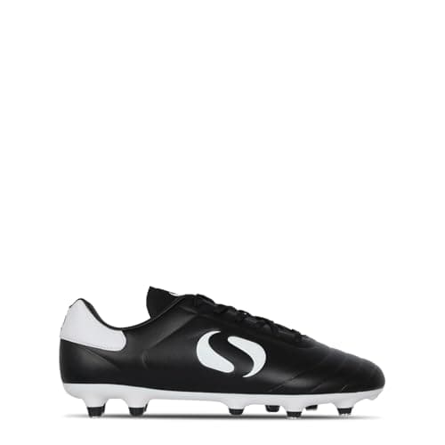 Image of Sondico Mens Strike Soft Ground Football Boots Black/White 8