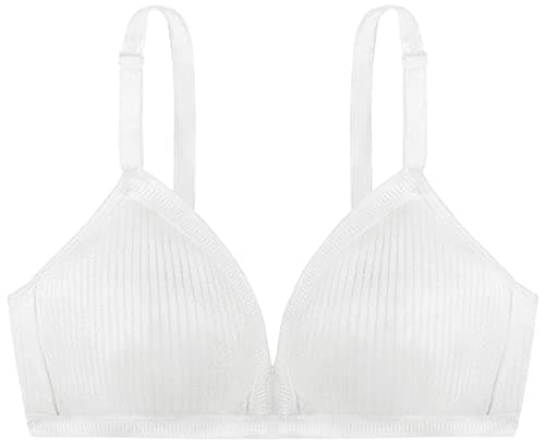 Image of Dorina Women's Comfort T-Shirt Bra, Full Cup Lightly Padded Demi Underwired Bra, Rachel D1082A, White, 44B, White (White A00), 42D