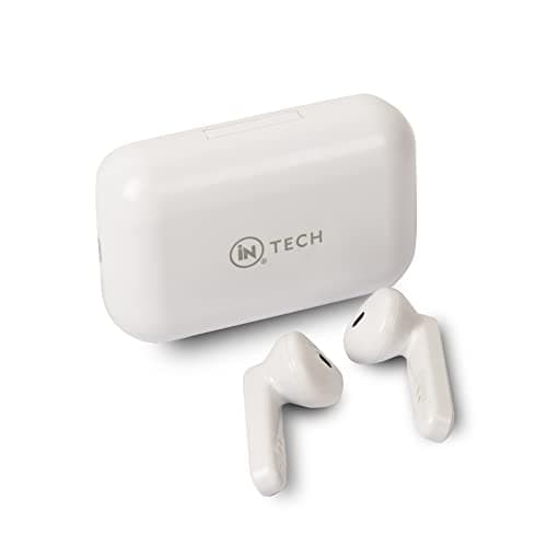 Image of iN Tech True Wireless Earbuds - Headphones – Wireless Ear Buds with Mic – Bluetooth Earphones with Microphones – Touch Control – Fast Connect - Charging Case – Premium Sound Technology
