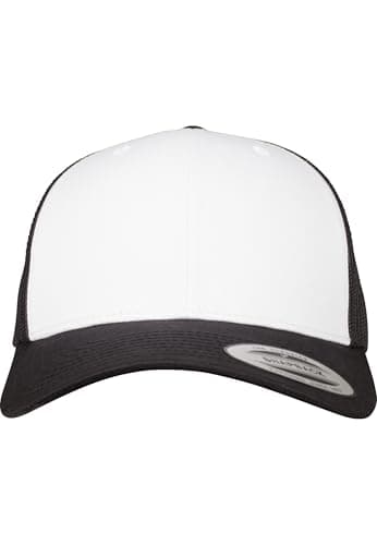 Image of Flexfit Retro Trucker Colored Front Kappe blk/Wht One Size