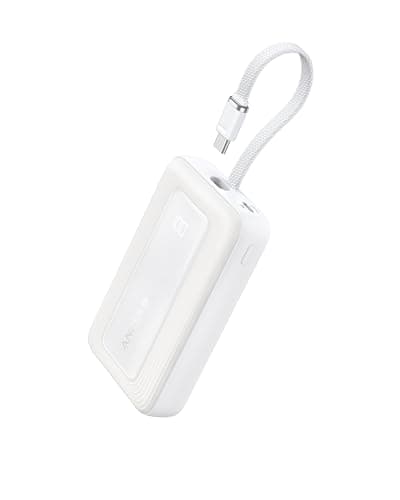 Image of Anker Zolo Power Bank, 10,000mAh 30W High-Speed Portable Charger with Built-In USB-C Cable, Fast Charging Battery Pack for iPhone 17/17 Air/17 Pro/17 Pro Max/16/15 Series, Galaxy, iPad, and More