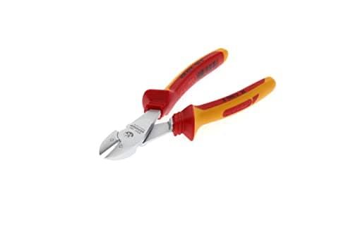 Image of GEDORE VDE Power side cutter for hard (piano) wire up to 1.4-2 mm dia., Insulated, Electric, Length 180 mm, VDE 8316-180 H