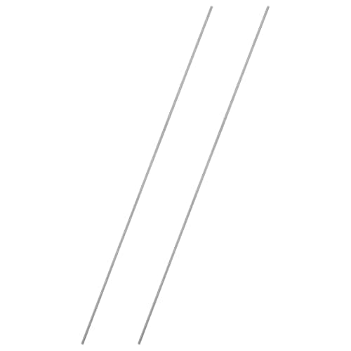 Image of sourcing map 2Pcs Fully Threaded Rod, M2.5 x 2.5x0.45mm Pitch 304 Stainless Steel Right Hand Threads Studs, 300mm/12" Long Threaded Screw Rods Fasteners for Anchors Bolts Hangers Clamps U Bolts