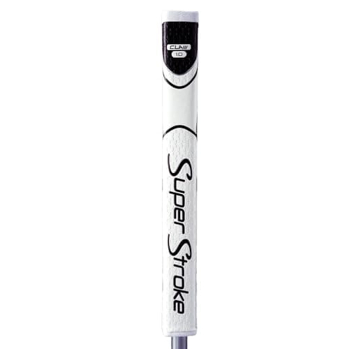 Image of SuperStroke Golf Zenergy Claw 1.0 Putter Grip (White/Black)