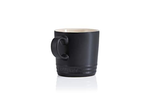 Image of LE CREUSET Stoneware Cappuccino Mug, 200 ml, Matte Black, 70303200000099