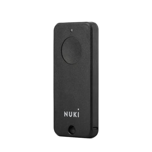 Image of Nuki Fob (2025) Bluetooth Remote Control for Door, Automatic Door Opener with Button, with Security Feature for Children & Long Battery Life, Works with Nuki Smart Lock, Black