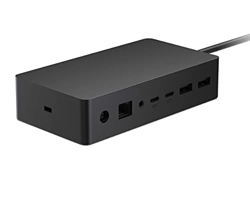 Image of Microsoft Surface Dock 2 - for Notebook/Desktop PC/Smartphone/Monitor/Keyboard/Mouse - 199 W - 6 x USB Ports - Network (RJ-45) - Wired