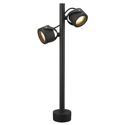 Image of SLV Free-Standing lamp SITRA SL 360 / Outdoor Illumination for Paths, Walls, entrances, LED Outdoor Garden lamp / GX53 IP44 9W Anthracite