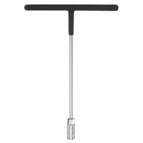 Image of sourcing map T-Handle Socket Wrench 12mm Metric High Carbon Steel 6-Point Hex Hexagon T-Shape Spanner with Non-Slip Handle for Motorcycle Vehicle Car Bicycle Repair