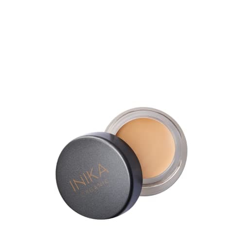 Image of INIKA Organic Full Coverage Concealer | Erase Dark Circles, Cover up Blemishes, Creamy formula, Vegan Ingredients, All Day Wear that Hydrates and Nourishes. Shell