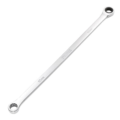 Image of Draper 27767 HI-TORQ Metric Extra-Long Double Ring Ratchet Spanner, 12mm