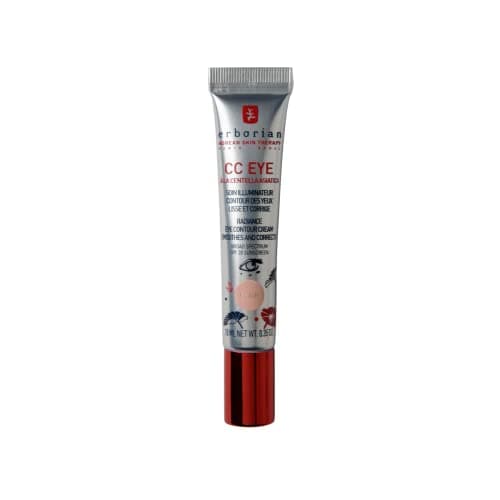 Image of Erborian - CC Eye Cream with Centella Asiatica - Illuminating, Moisturizing and Correcting Tinted Eye Cream Clair/Fair Shade SPF 20 - Smoothes and Corrects Dark Circles - 10 ml
