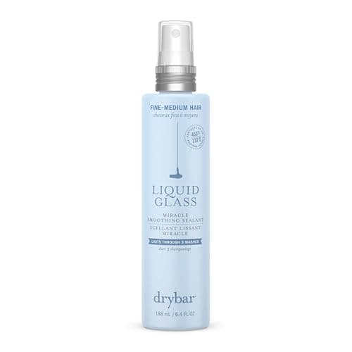 Image of Drybar Liquid Glass Miracle Smoothing Sealant | Long-Lasting Frizz Control & Salon-Quality Glossy Finish | Heat-Activated Spray | Lightweight Heat Protectant Up to 232°C