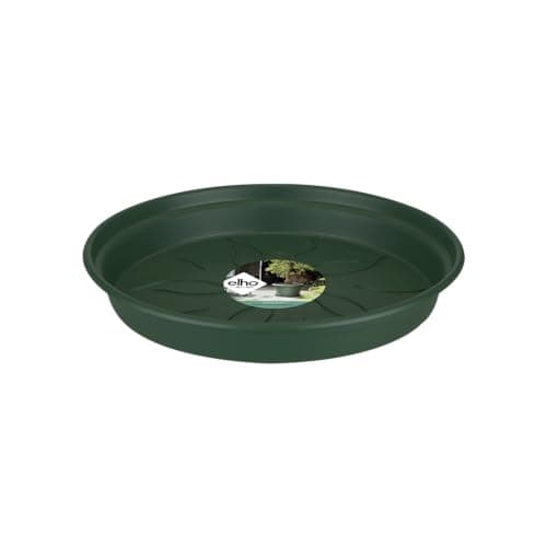 Image of elho Green Basics Saucer 10 - Saucer for Indoor, Outdoor, Grow your Own & Accessories - Ø 10.0 x H 1.5 cm - Green/Leaf Green