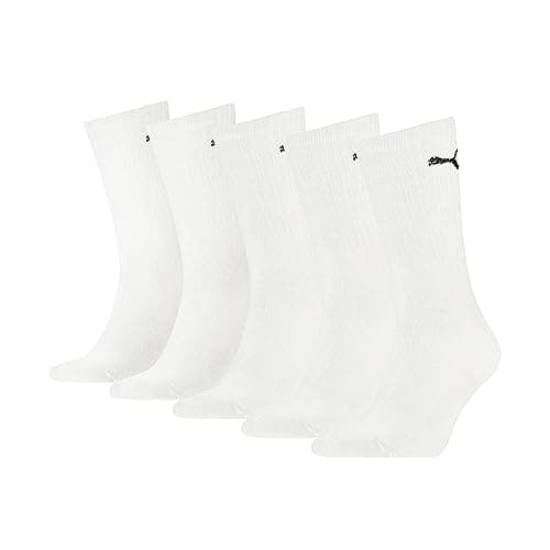 Image of PUMA Unisex Crew Sock, White, 9-11 UK