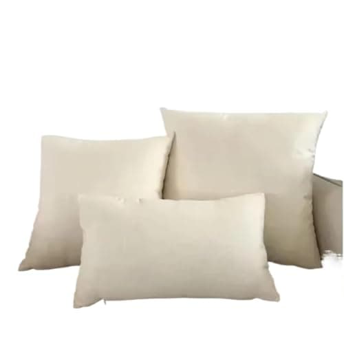 Image of CQAHDSEVF Throw Pillow Cases, Sofa Pillow Covers Multicolor Multiple Sizes Solid Cushion Cover Home Decorative Throw(Kd-01,50 x 30 cm (Pack of 1))