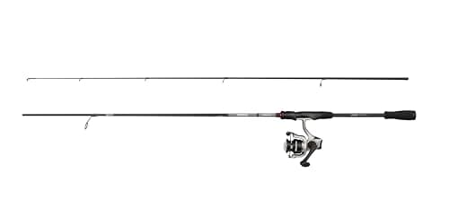 Image of Abu Garcia Max X Spinning Combo, Freshwater Angler Fishing Rod & Reel Pike Perch & Zander, Strong Leightweight & Versatile, Black & Grey, 2.13m Moderate Fast Rod, 2000 Size Reel
