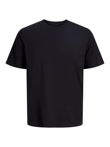Image of Jack and Jones Basic O-Neck Short Sleeve Men's T-Shirt Black Large