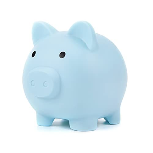 Image of Fuyamp Cute Piggy Bank, Child to Cherish Money, Keepsake Nursery Decor, Cute Coin Money Box Saving Coins Cash Fun Gift for Kids(Blue)