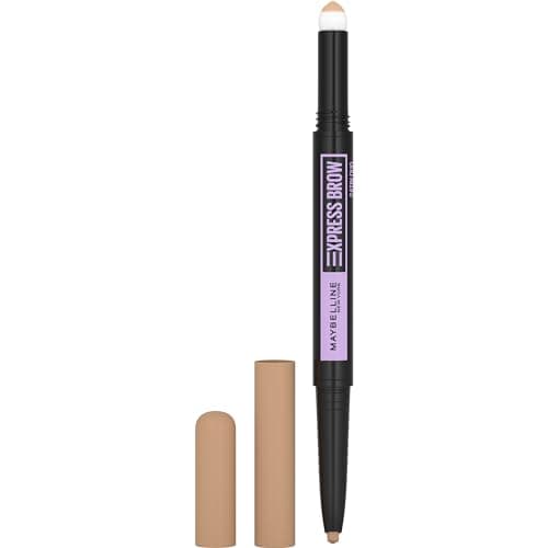 Image of Maybelline New York Express Brow Satin Duo Eyebrow Pencil and Powder in No. 00 Light Blonde, Light Blonde