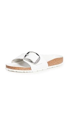 Image of Birkenstock Madrid Big Buckle White Leather N 39 N EU