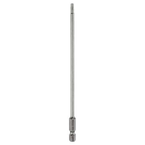 Image of sourcing map TT15 Security Torx Head Screwdriver Bit 6" (150mm) Long 1/4" Hex Shank Magnetic Tamper Proof 6 Point Star Screw Driver Drill Bits S2 Steel Hole Tip Industrial Power Tools
