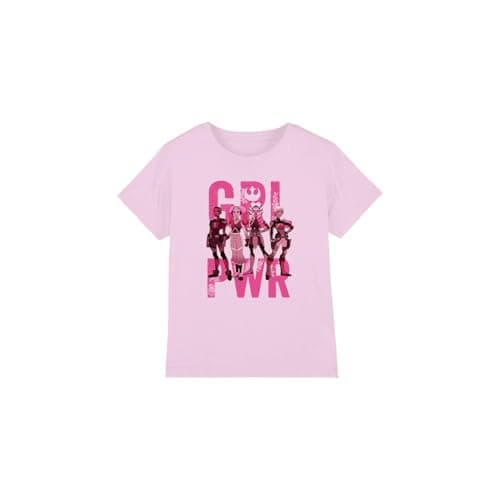Image of Star Wars Ahsoka Girl Power Ketsu Sabine Hera Girls T Shirt, Pink, 7-8 Years